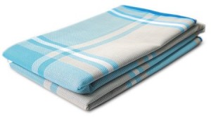 Blue Plaid CGear Sand Free Multi Rug